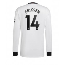 Manchester United Christian Eriksen #14 Bortedrakt 2022-23 Langermet